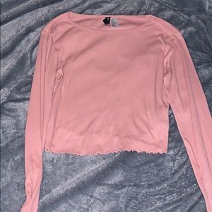 Long Sleeve Pink Shirt